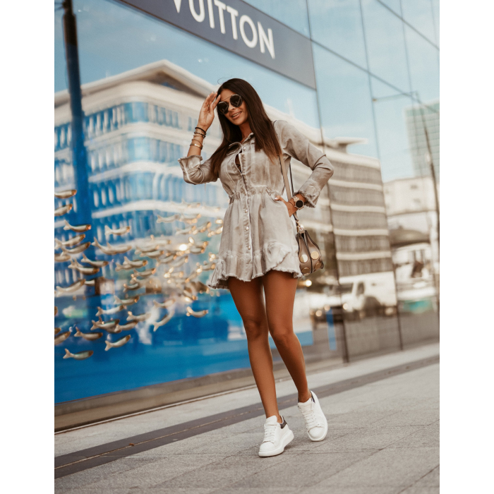 SUKIENKA ARIANA COLD ICE GRAY