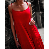 SUKIENKA BEACH DRESS RED