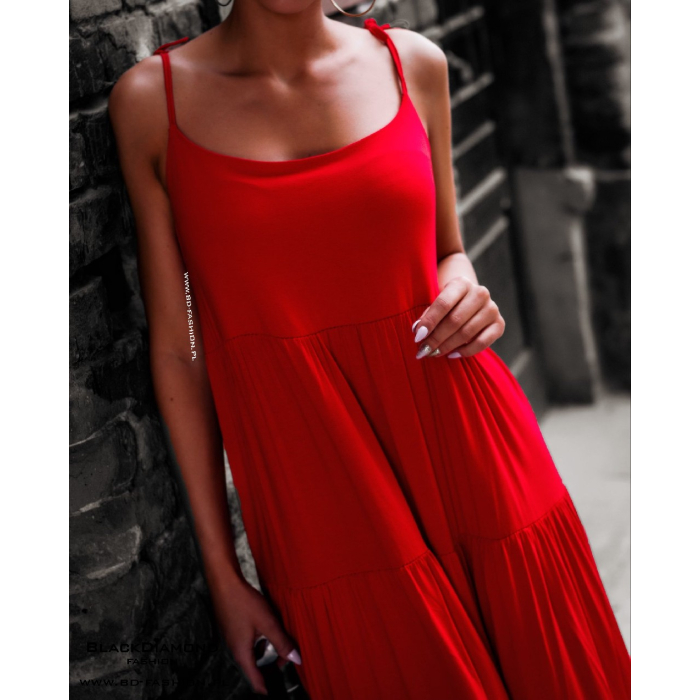 SUKIENKA BEACH DRESS RED