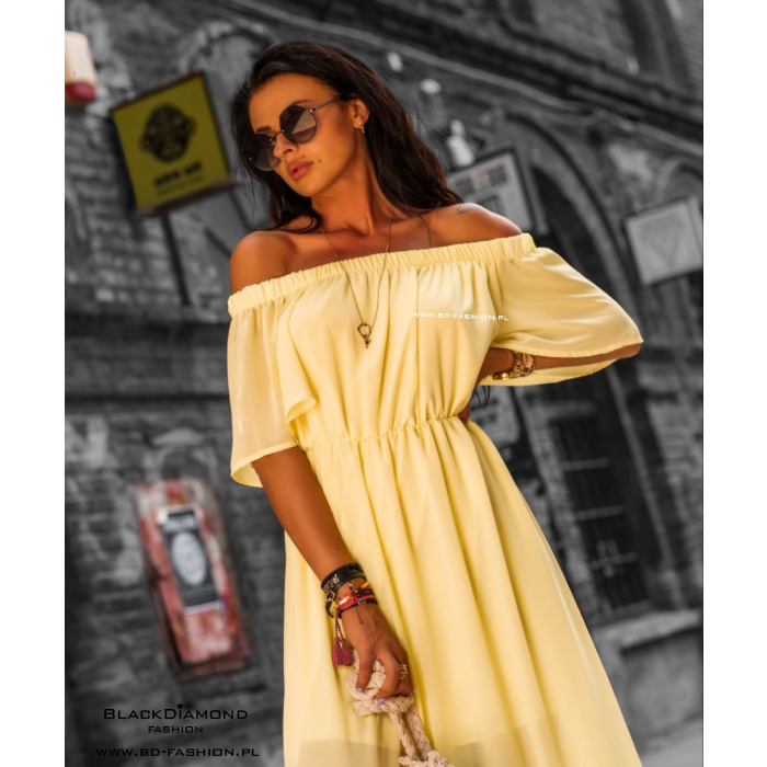 SUKIENKA LILA YELLOW
