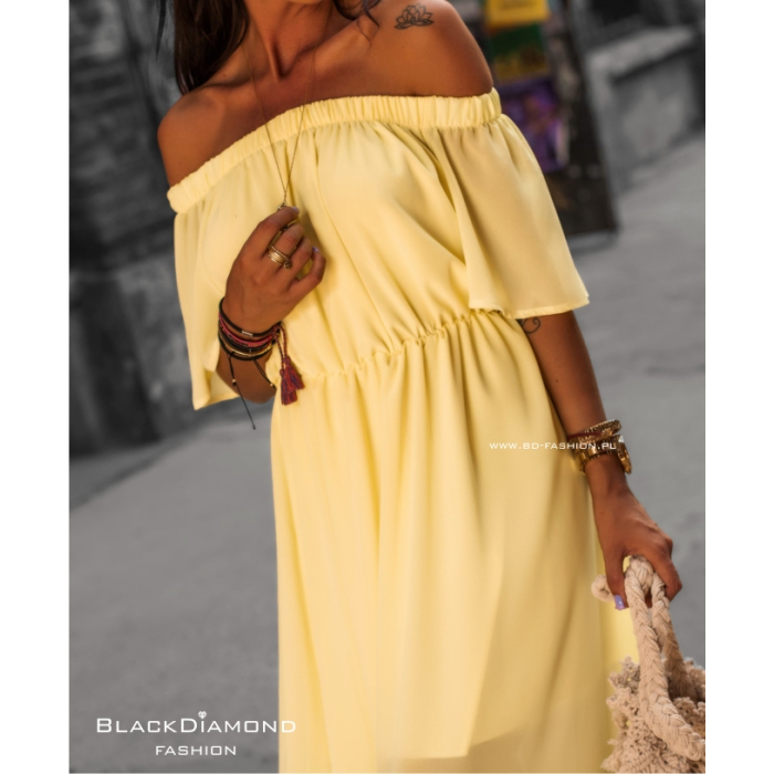 SUKIENKA LILA YELLOW