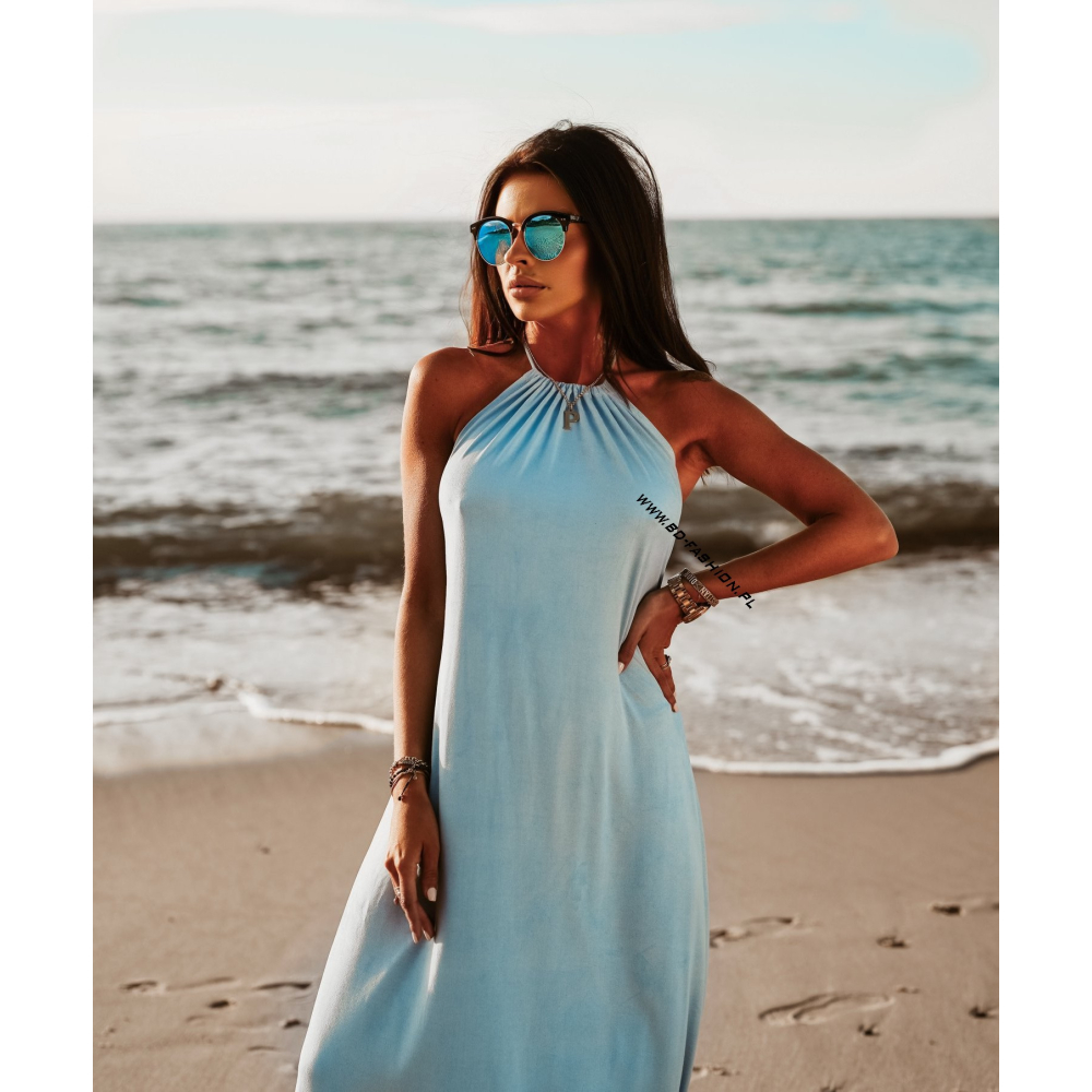 SUKIENKA MAXI BEACH BLUE