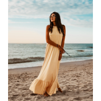 SUKIENKA MAXI BEACH YELLOW