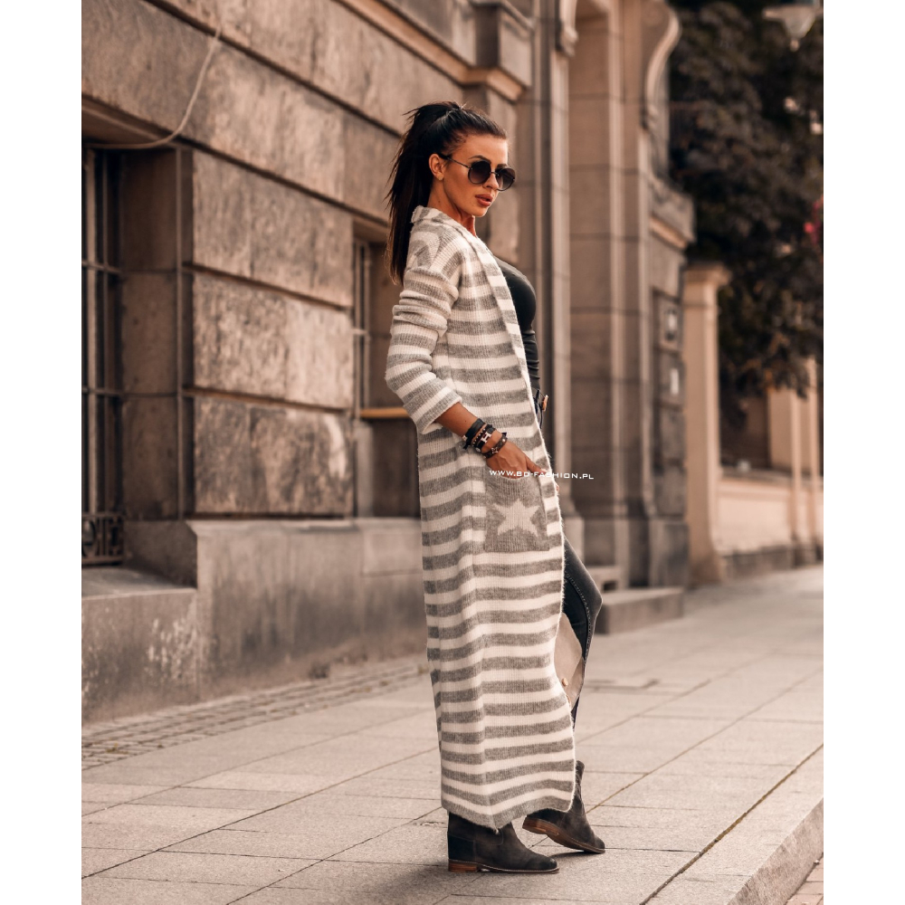 SWETER NARZUTKA MARANT GRAY