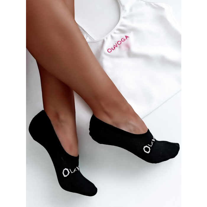 SKARPETKI WOMAN SOCKS BLACK (WHITE)