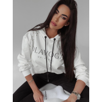 BLUZA BAWEŁNIANA OVERSIZE FARGO ECRU