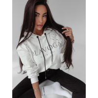 BLUZA BAWEŁNIANA OVERSIZE FARGO ECRU