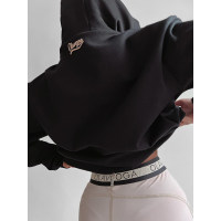 BLUZA BAWEŁNIANA OVERSIZE INGA BLACK