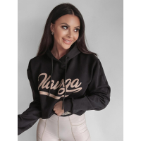 BLUZA BAWEŁNIANA OVERSIZE INGA BLACK