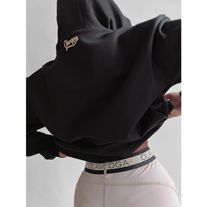 BLUZA BAWEŁNIANA OVERSIZE INGA BLACK