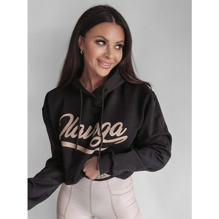 BLUZA BAWEŁNIANA OVERSIZE INGA BLACK