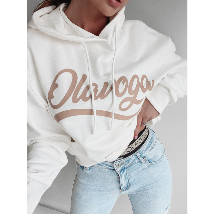 BLUZA BAWEŁNIANA OVERSIZE INGA ECRU