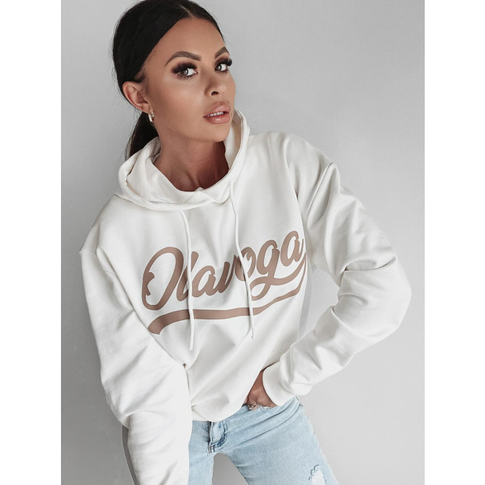 BLUZA BAWEŁNIANA OVERSIZE INGA ECRU