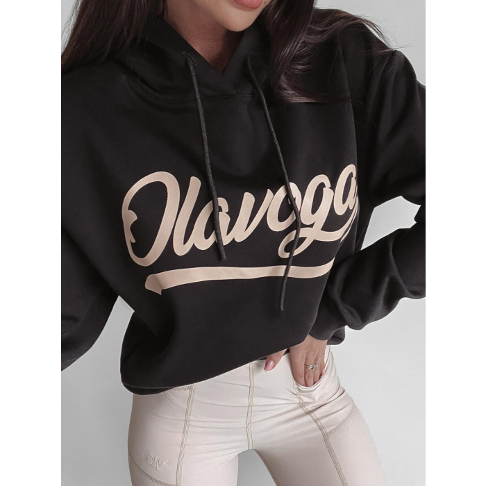 BLUZA BAWEŁNIANA OVERSIZE INGA BLACK