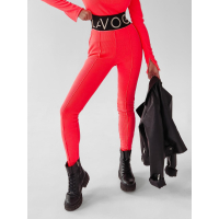 SPODNIE LEGGINSY PRĄŻKOWANE Z SZEROKĄ LOGOWANĄ GUMĄ SUSAN NEON