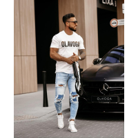 BLUZKA T-SHIRT MĘSKI AMR OFF WHITE