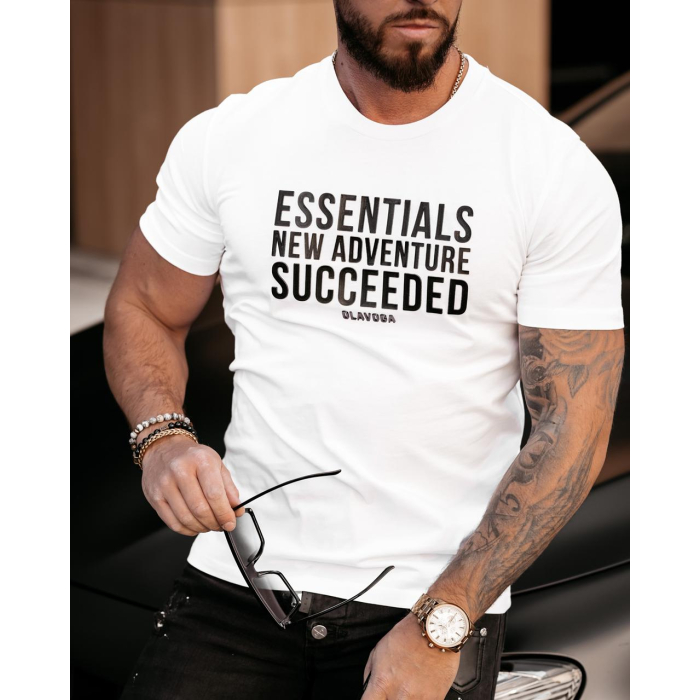 BLUZKA T-SHIRT MĘSKI CHRIS WHITE