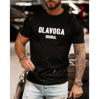 BLUZKA T-SHIRT MĘSKI LOGAN BLACK