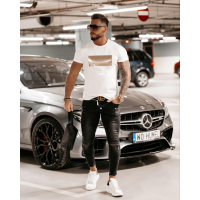 BLUZKA T-SHIRT MĘSKI MARTIN ECRU