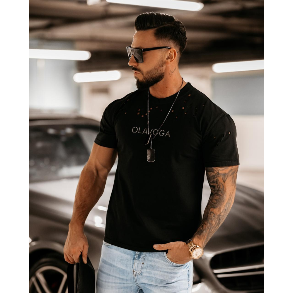 BLUZKA T-SHIRT NOEL BLACK