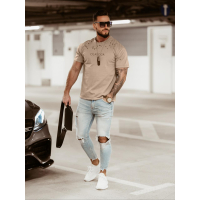 BLUZKA T-SHIRT NOEL BEŻ