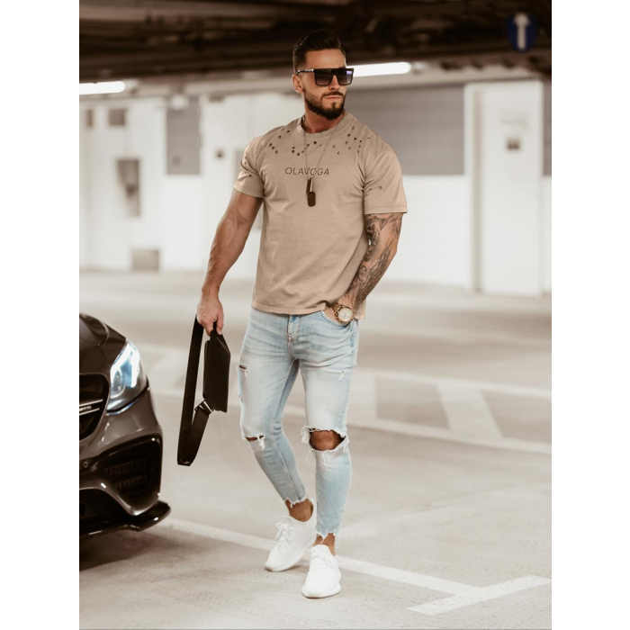 BLUZKA T-SHIRT NOEL BEŻ