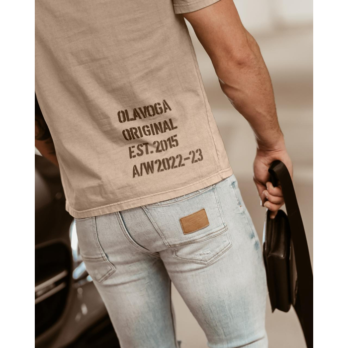 BLUZKA T-SHIRT NOEL BEŻ