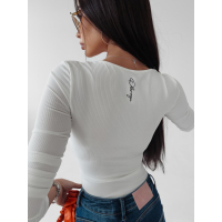BODY PRĄŻKOWANE DORA ECRU