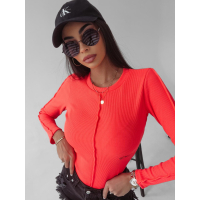 BODY PRĄŻKOWANE JASMINE NEON PINK
