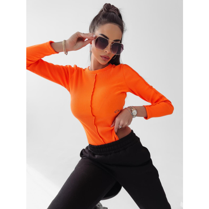 BODY PRĄŻKOWANE JASMINE NEON ORANGE