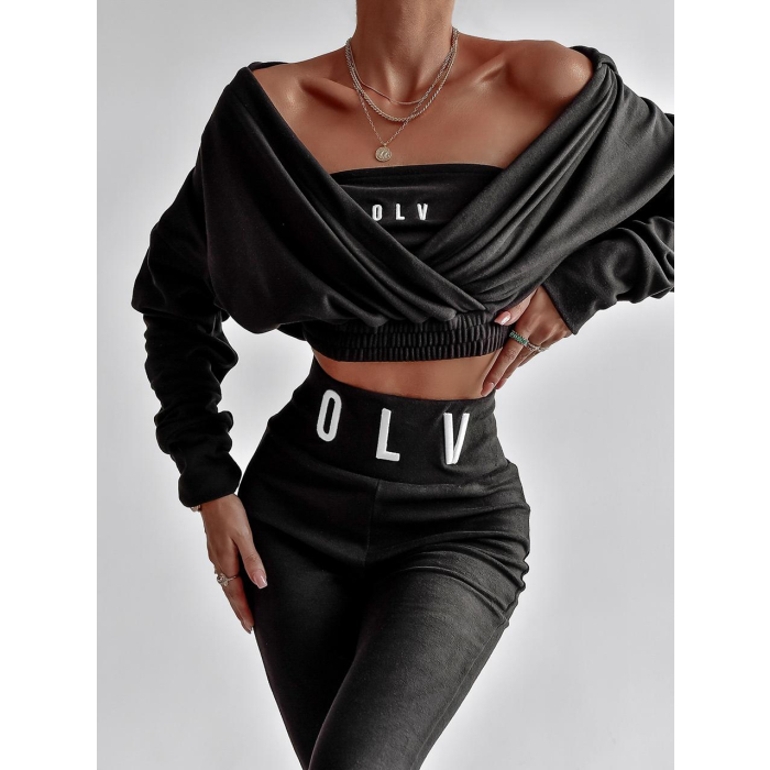 KOMPLET DRES 3-CZĘŚCIOWY MOCCIA BLACK