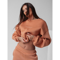 KOMPLET DRES BAWEŁNIANY CAREN MIEDZIANY