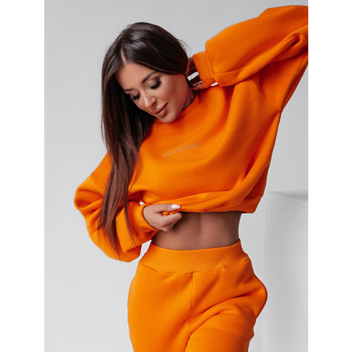 KOMPLET DRES BAWEŁNIANY CAREN MANGO ORANGE