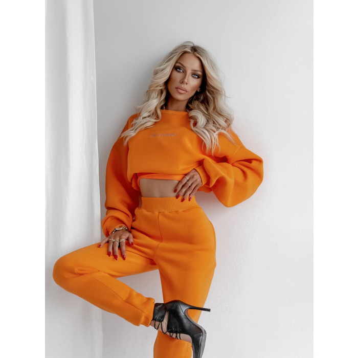 KOMPLET DRES BAWEŁNIANY CAREN MANGO ORANGE