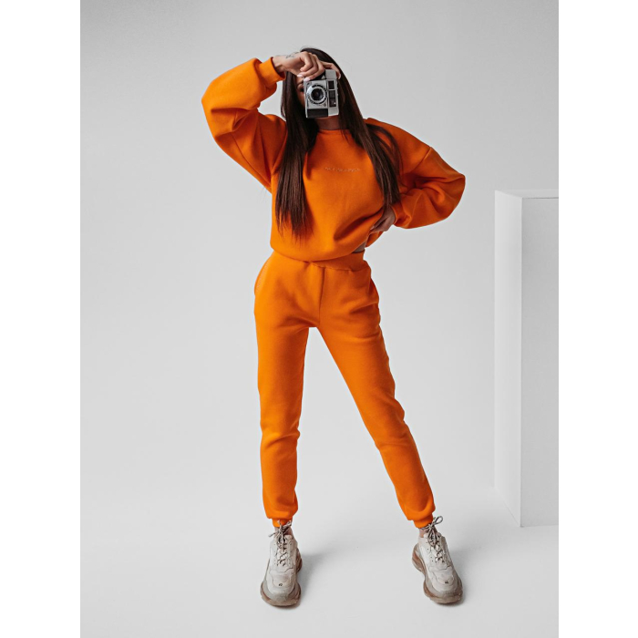 KOMPLET DRES BAWEŁNIANY CAREN MANGO ORANGE