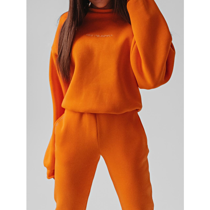 KOMPLET DRES BAWEŁNIANY CAREN MANGO ORANGE