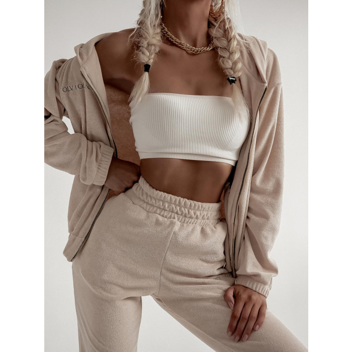 KOMPLET DRES JANET BEŻ