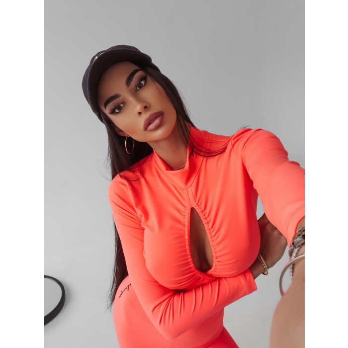 KOMPLET DRES LIDIA NEON ORANGE