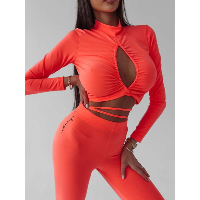 KOMPLET DRES LIDIA NEON ORANGE