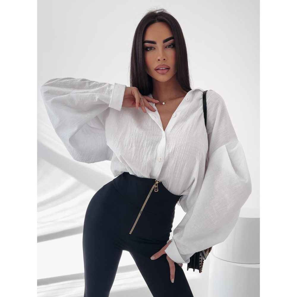 KOSZULA MUŚLINOWA OVERSIZE LETHE WHITE KOSZULA MUŚLINOWA OVERSIZE LETHE WHITE