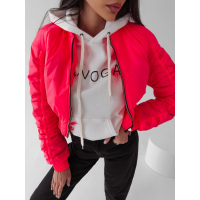KURTKA BOMBERKA EMILY NEON PINK