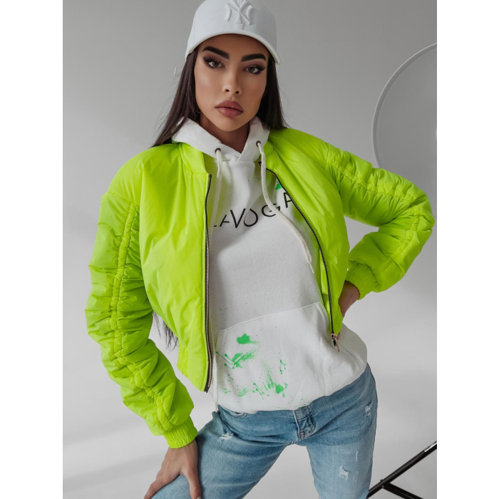 KURTKA BOMBERKA EMILY NEON LIME