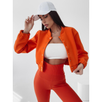 KURTKA BOMBERKA WEŁNIANA CALIFORNIA ORANGE