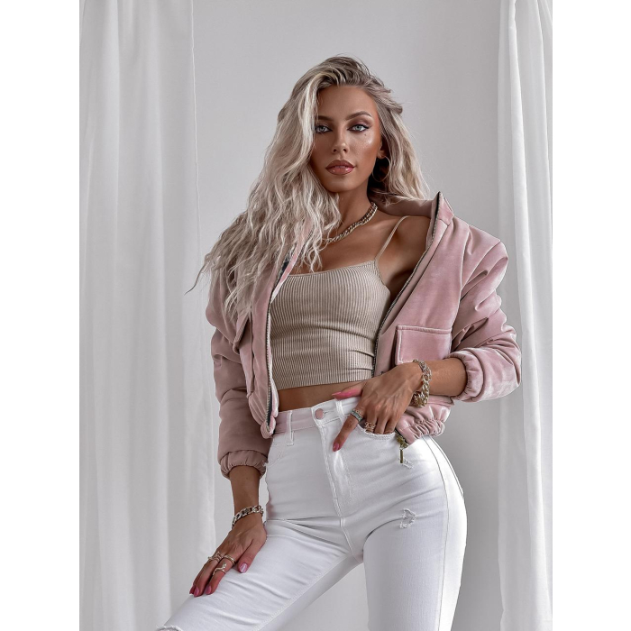 KURTKA ZAMSZOWA NATALIE DARK