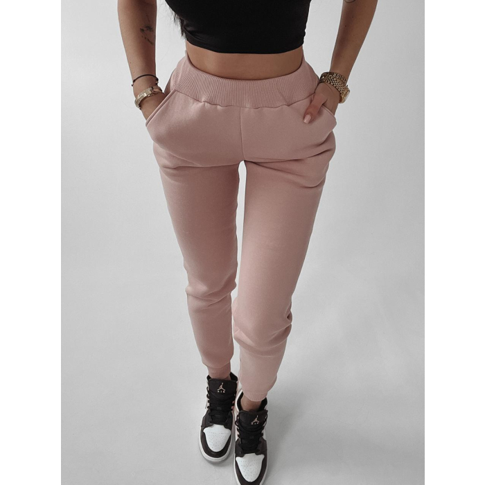 SPODNIE BAWEŁNIANE BORNEO PINK