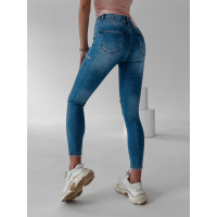 SPODNIE JEANSOWE MEDIUM WAIST ELLA BLUE