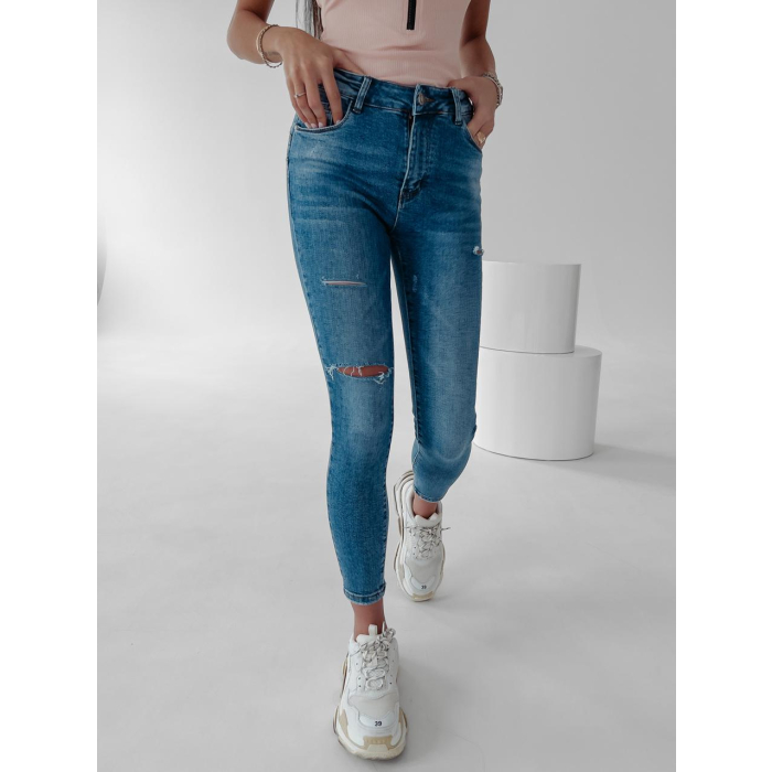 SPODNIE JEANSOWE MEDIUM WAIST ELLA BLUE