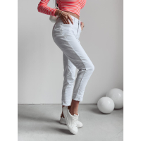 SPODNIE JEANSOWE MOM FIT CAMI WHITE