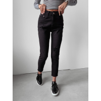 SPODNIE JEANSOWE MOM FIT CAMI BLACK