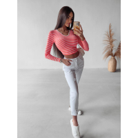 SPODNIE JEANSOWE MOM FIT CAMI WHITE